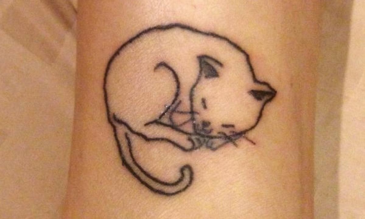 What is meant by tattoo of cat